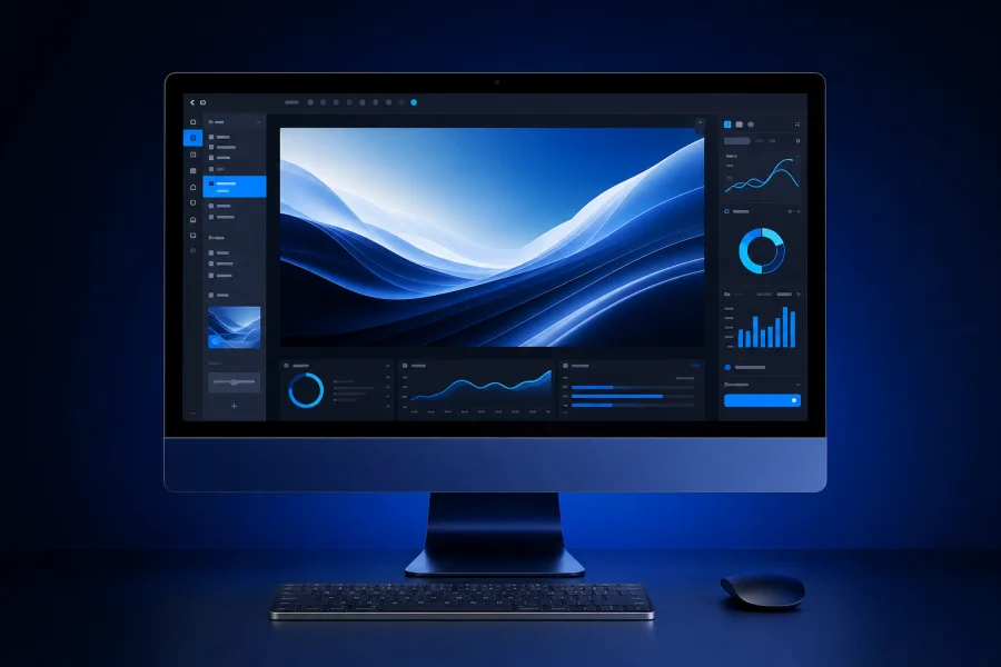 Voorbeeld van macOS-software