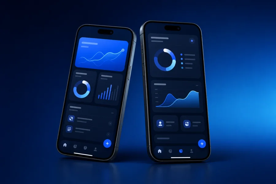 Voorbeeld van Smartphone-apps